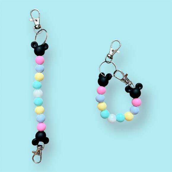 Fantasy Skies Minnie Ears Holder | Disney-Inspired Handmade Beaded Ears Hanger - Picture 4 of 4